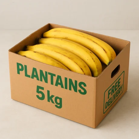Fresh Yellow Plantain Box – Sweet & Ripe (5kg)
