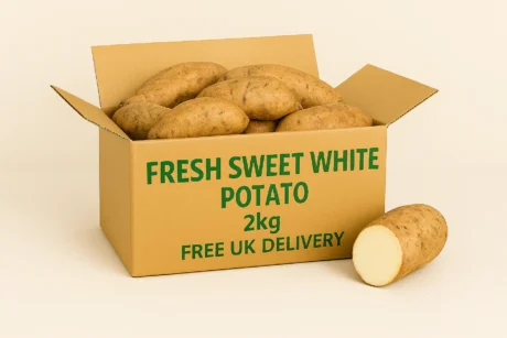 Fresh Sweet White Potatoes 2kg – Naturally Sweet