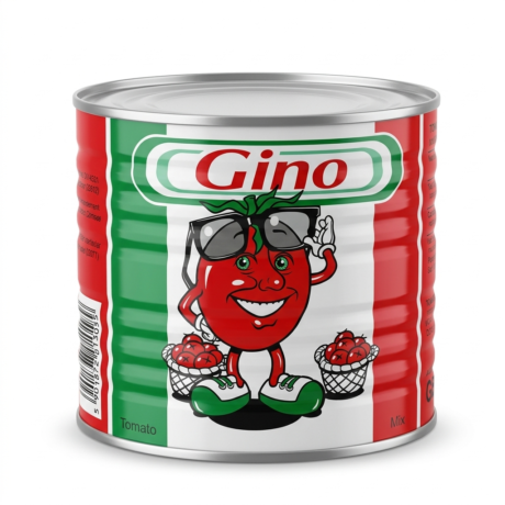 Gino tomatoe paste Tin