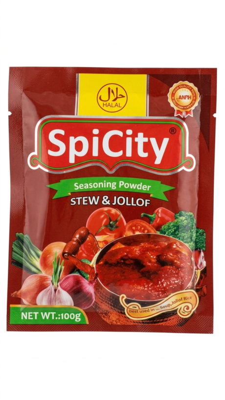 SpiCity Seasoning Powder 100g: Stew and Jollof